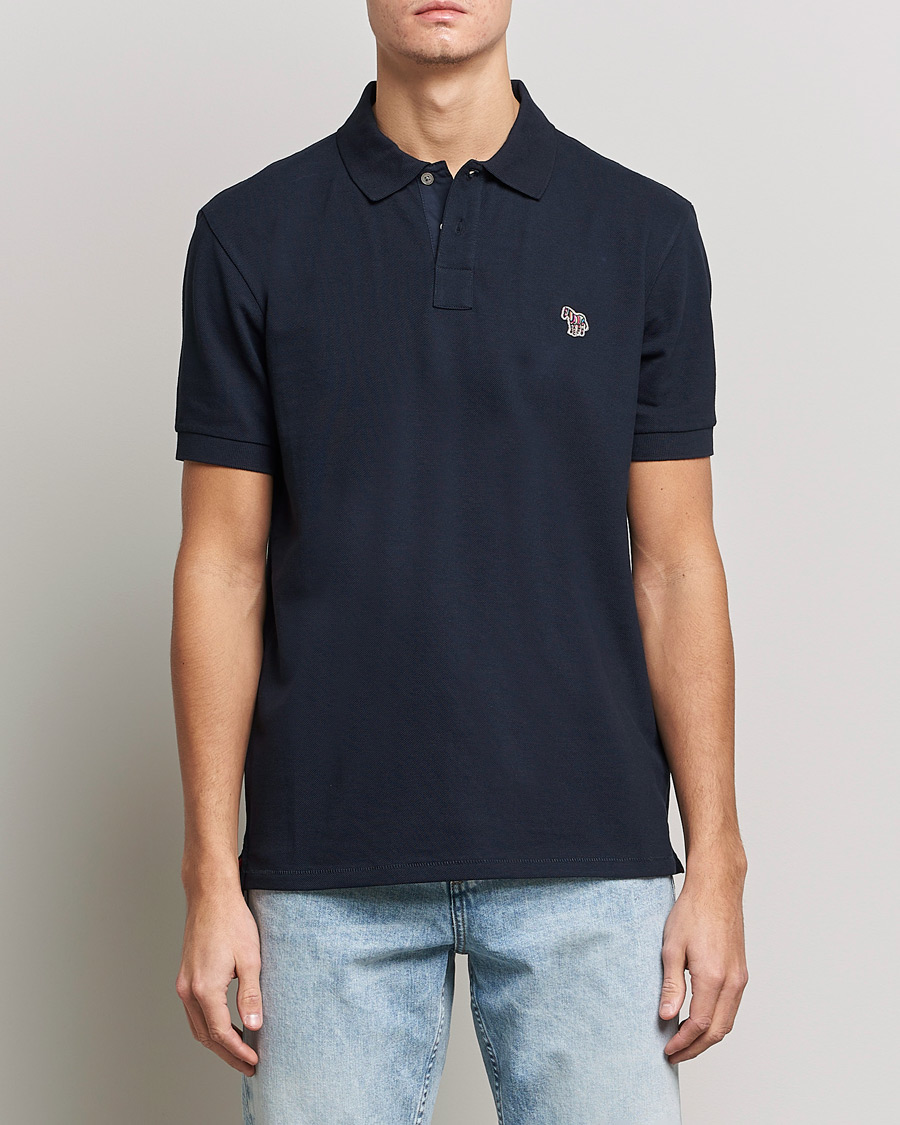 PS Paul Smith Regular Fit Zebra Polo Navy