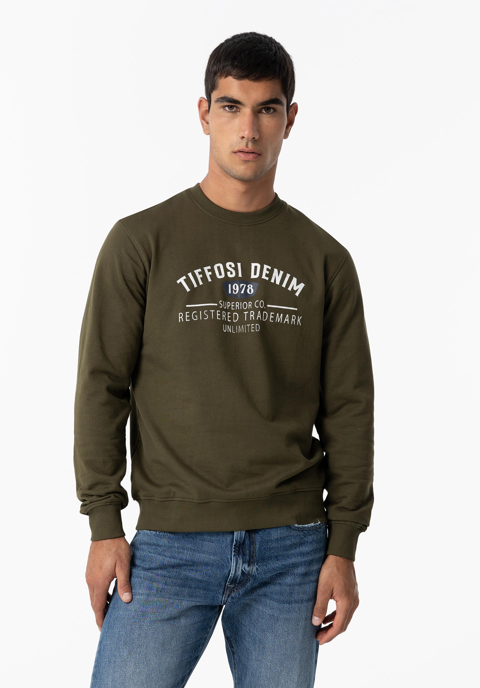Sweatshirt com Estampado Frontal