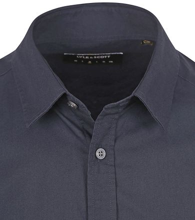 Lyle and Scott Short Sleeves Overhemd Poplin Navy SW2006V-Z271 kopen