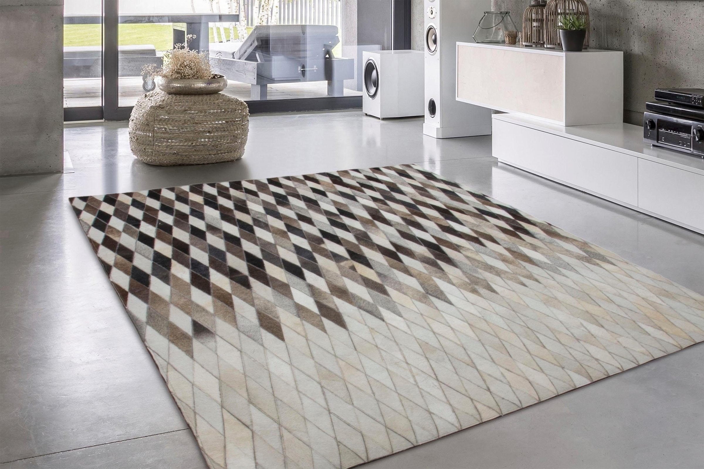 calo-deluxe Fellteppich »Dakota 900« rechteckig 8 mm Höhe echtes Rinderfell, Wohnzimmer