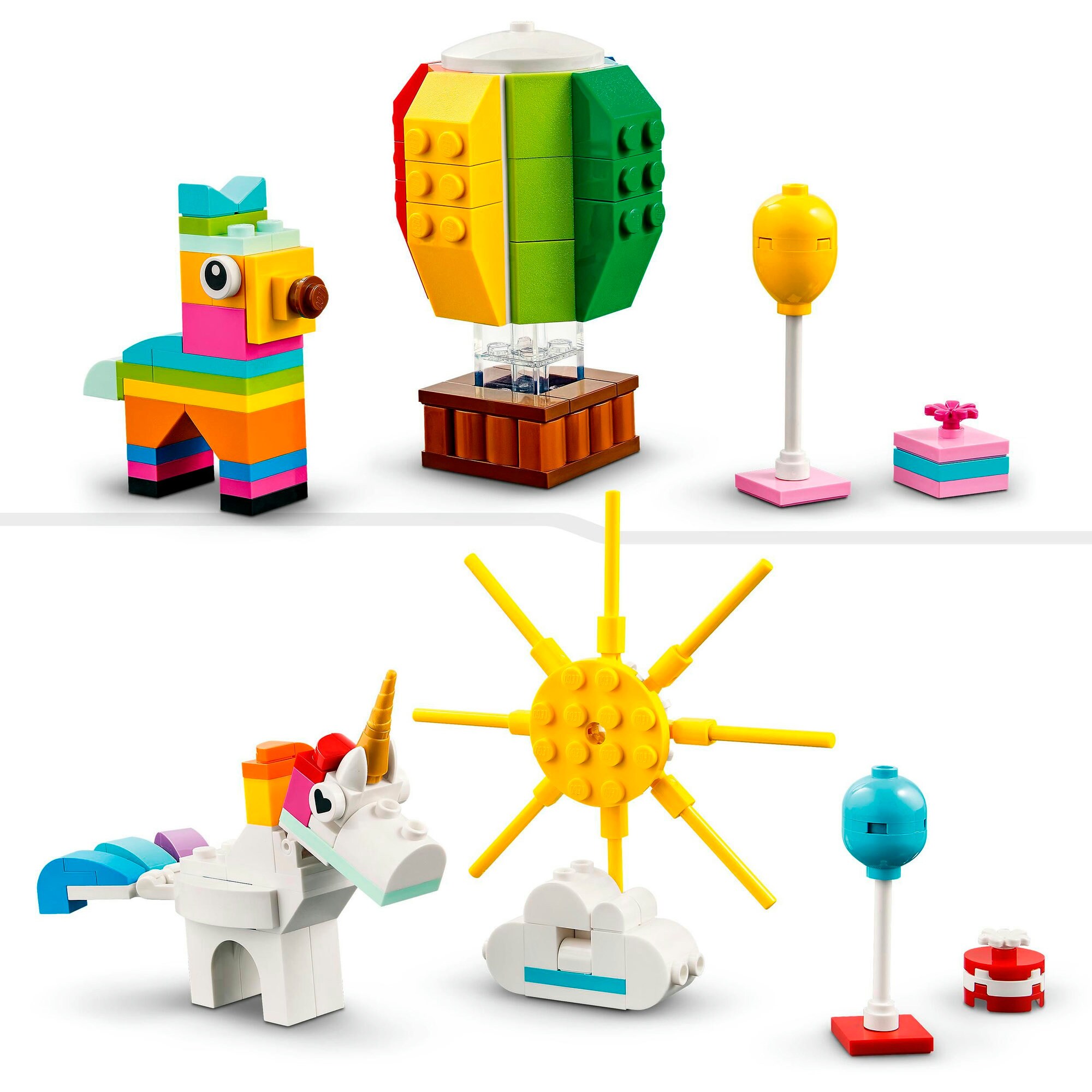 LEGO Konstruktionsspielzeug Classic Party Kreativ-Bauset