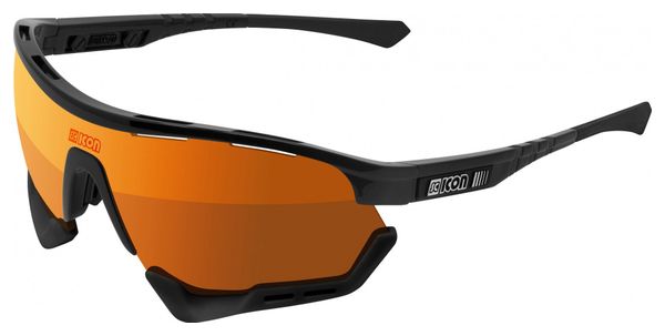 Scicon Sports Aerotech SCN PP XL Lunettes De Soleil De Performance Sportive (Scnpp Multimireur Bronze/Luminosité Noire)