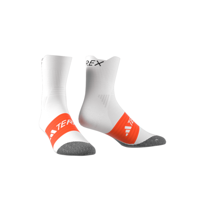 adidas Unisex Strømper Terrex Trail Agravic Socks Mid Cut Hvid