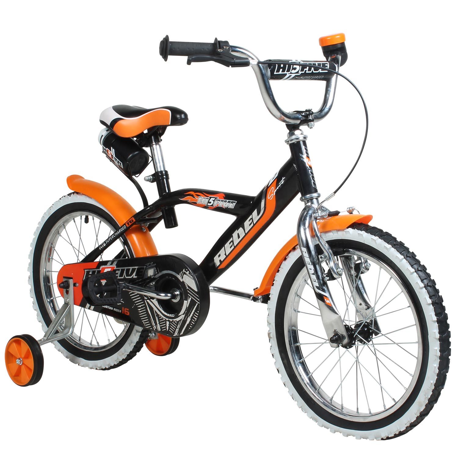 ZÜNDAPP Kinderfahrrad Hi5REBEL - orange - schwarz - 16