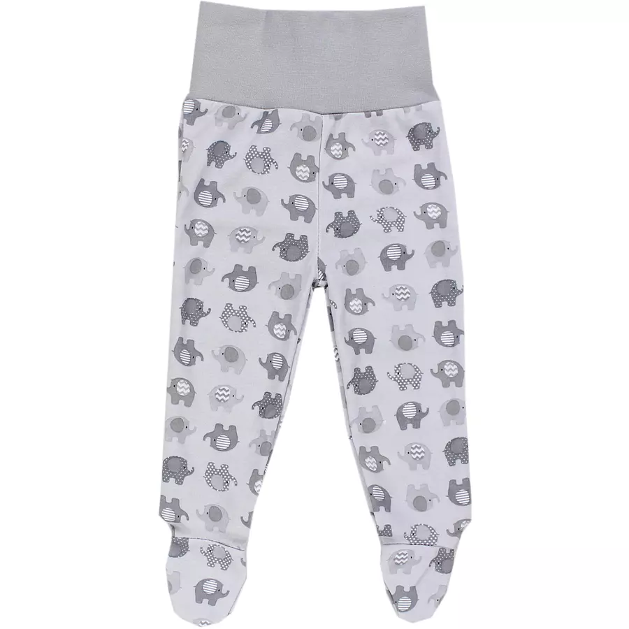 TupTam Baby Jungen Strampelhose mit Fuß 3er Pack graugrün