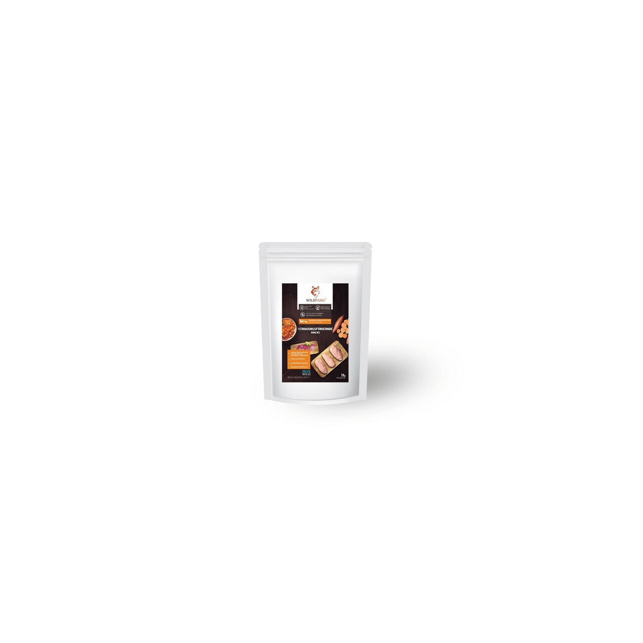 Wildfang Verdauungsfördernde Snacks - getreidefrei - 70 g