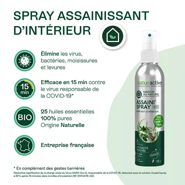 Spray de Limpeza Orgânico Naturative 200ml