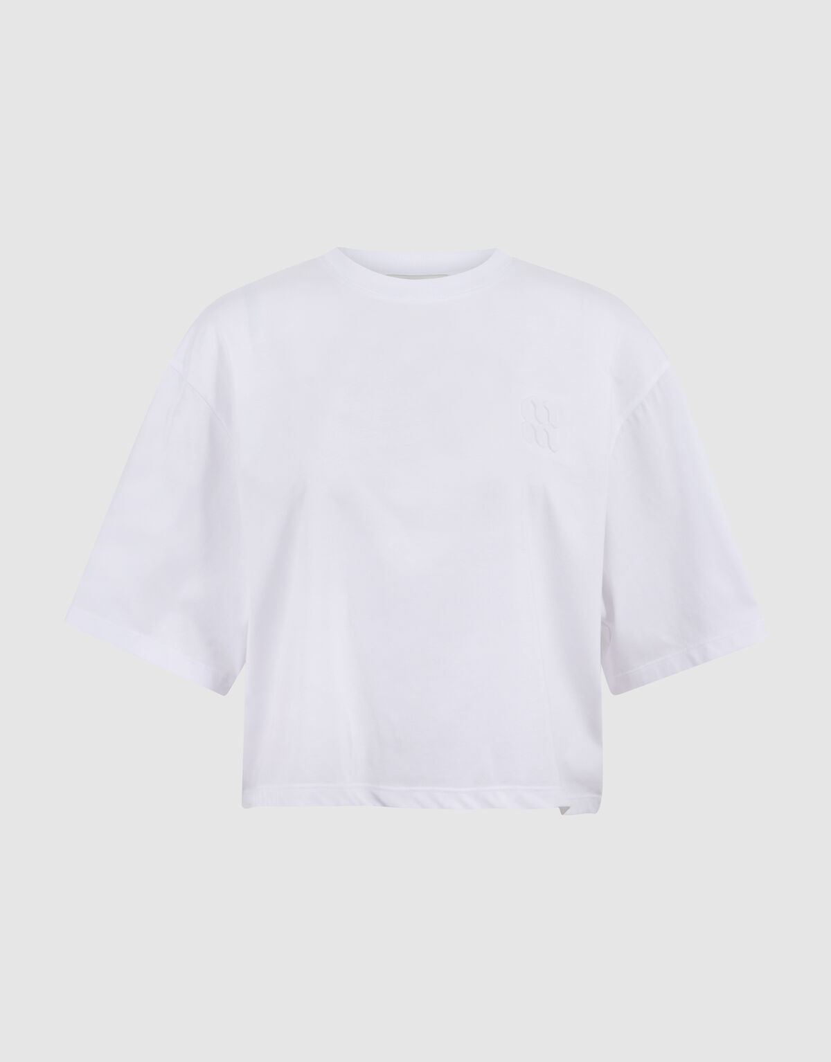 Oversized Logo T-shirt Wit By Mieke