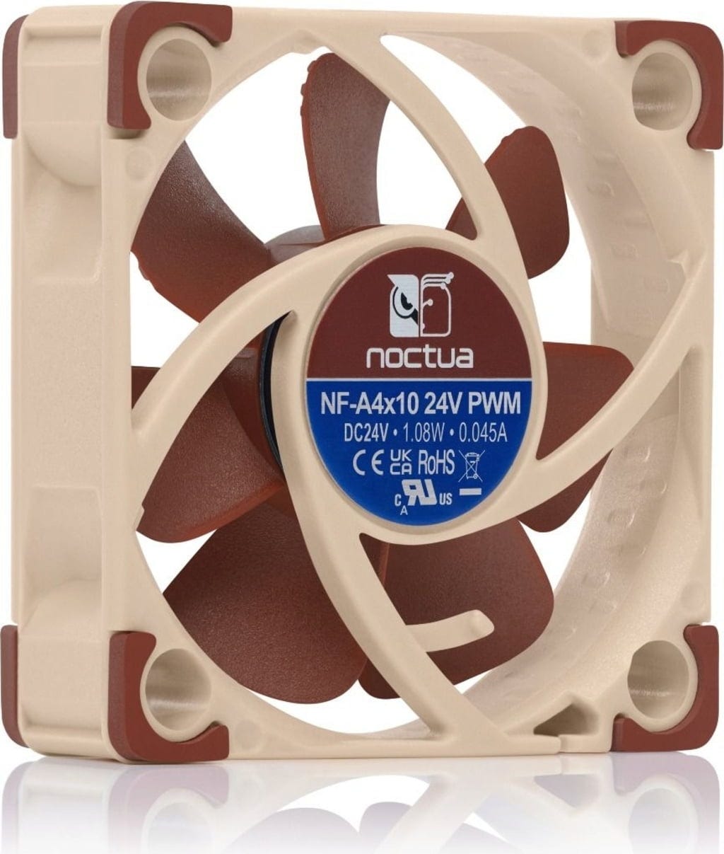 Noctua  Lüfter 24V NF-A4x10, PWM    40 x 10 mm Premium Lüfter für 24V Anwendungen