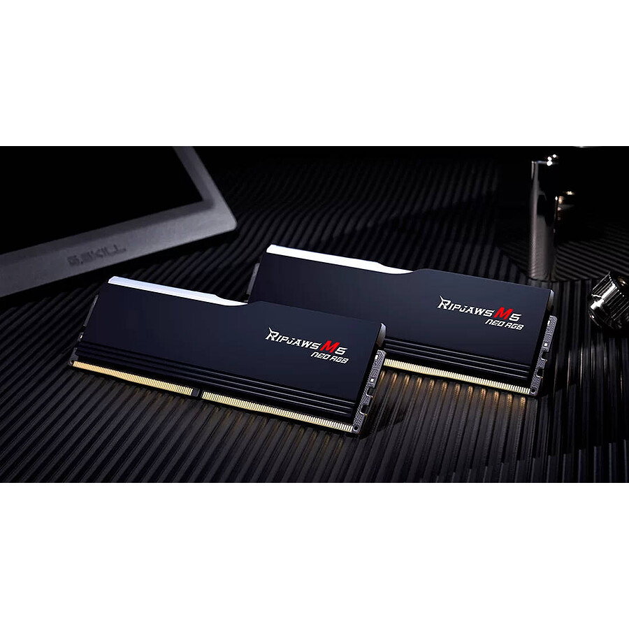 G.Skill Ripjaws M5 Neo RGB Black - 2 x 16 Go (32 Go) - DDR5 6000 MHz - CL36