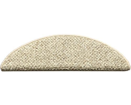 Traptredeset, effen beige, halfrond, 20x65 cm, 15 stuks