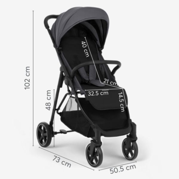 Kikkaboo Alexa Buggy - Zwart