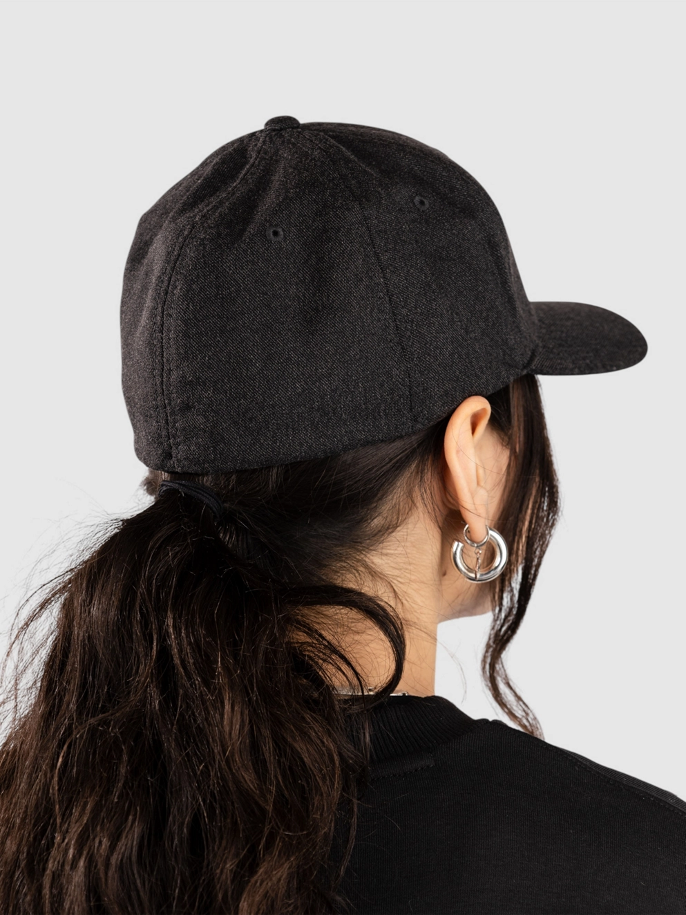 Volcom Full Stone Hthr Flexfit Cap charcoal heather