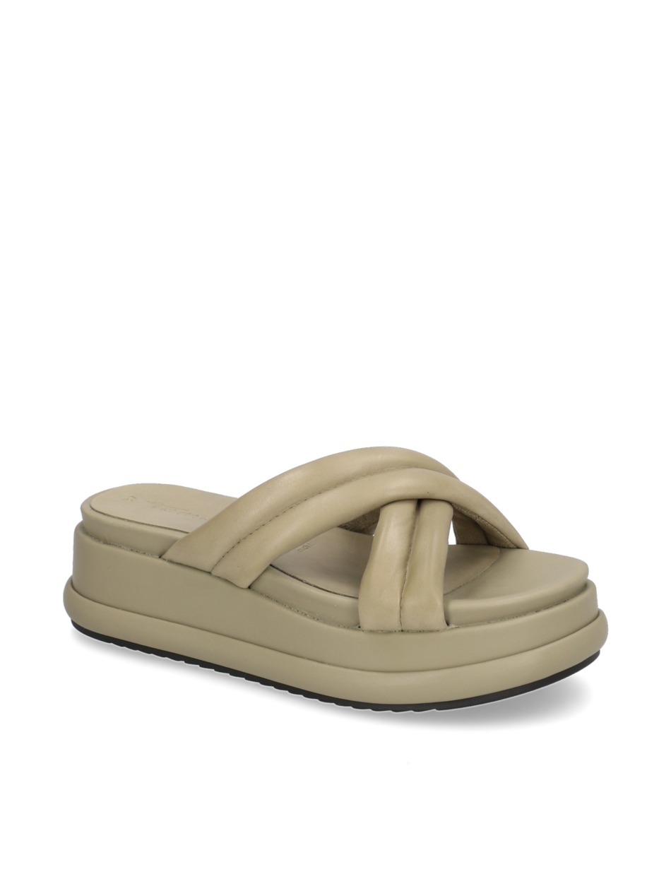 Glattleder Pantoffel