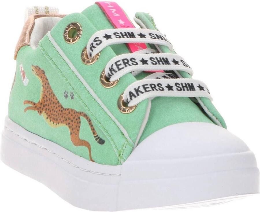 Shoesme veterschoen Veterschoenen groen