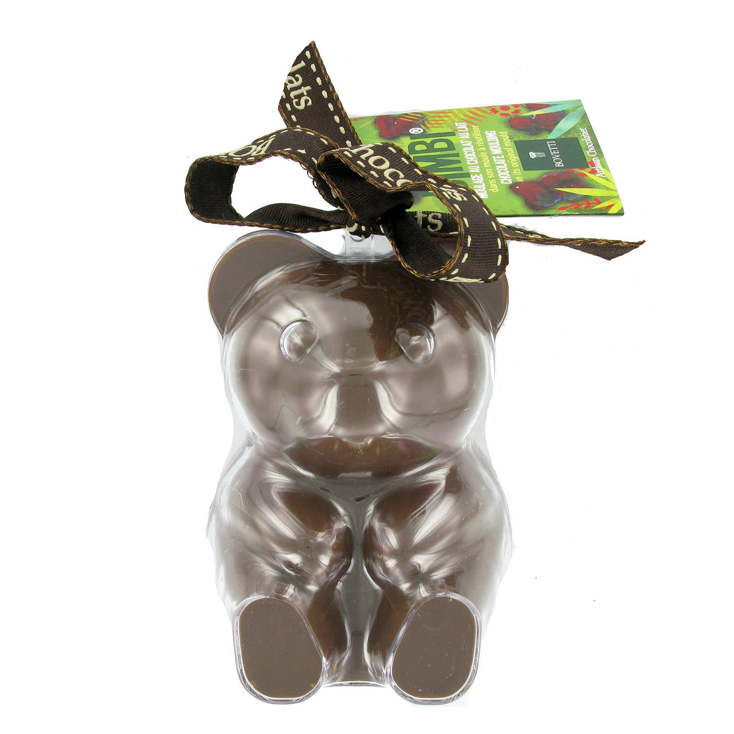 Bimbi ourson en chocolat au lait et son moule à réutiliser