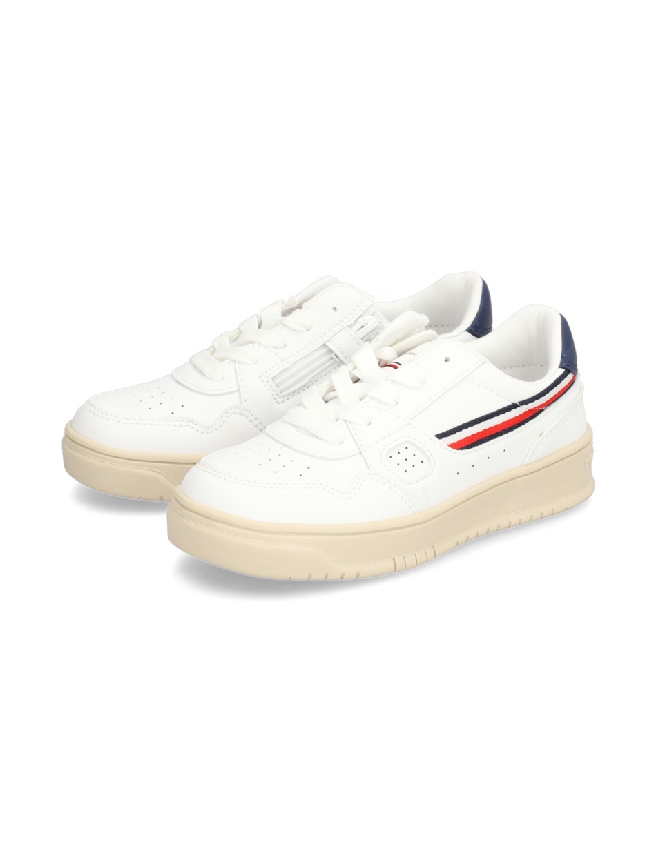 STRIPES LOW CUT LACE-UP SNEAKER
