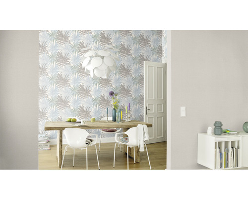 Vliesbehang 252859 Bambino XIX Uni lichtgrijs