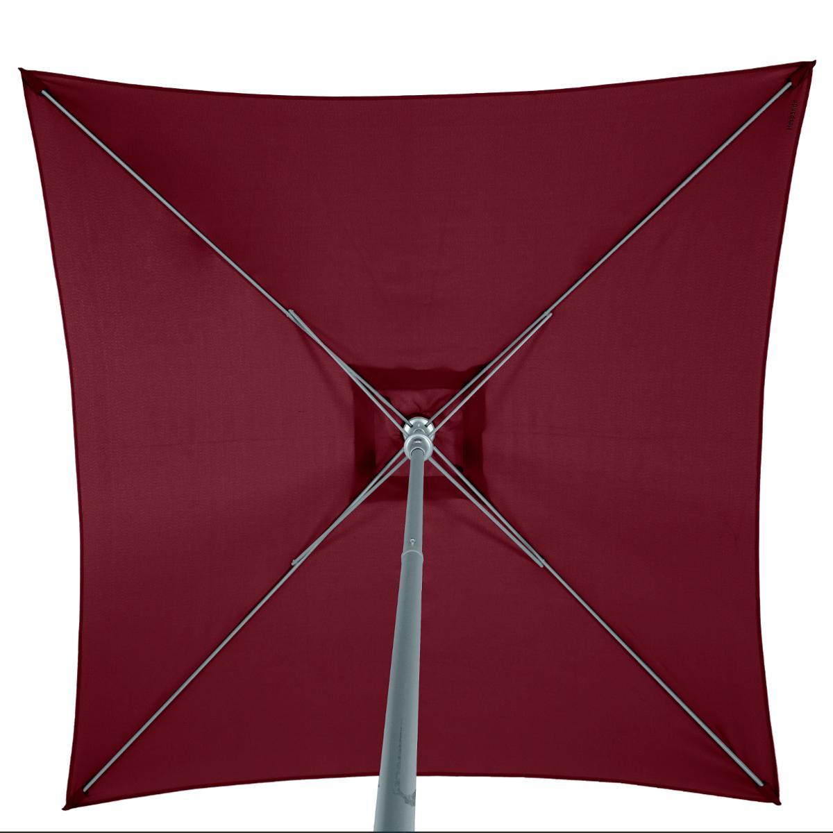 PARASOL ANZIO 2X2M BORDEAUX
