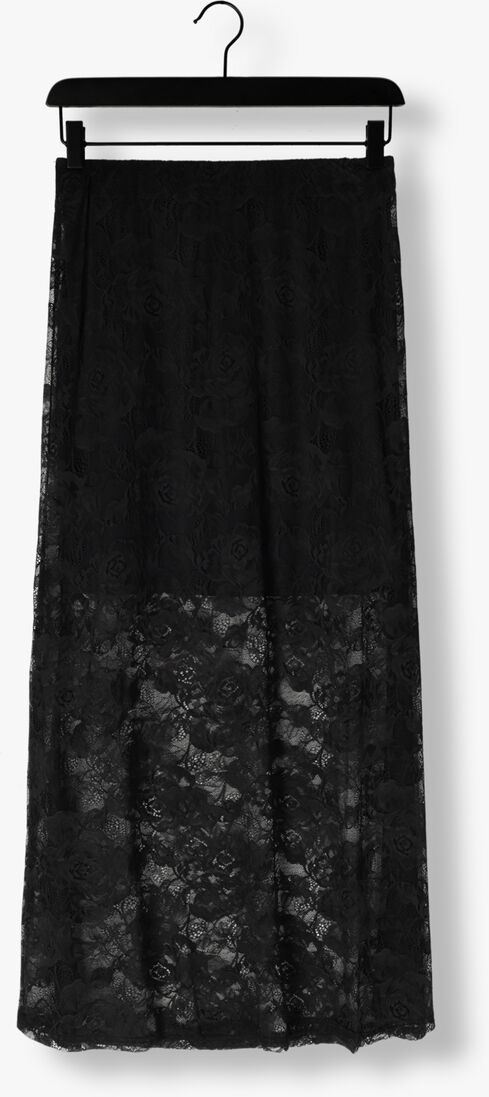 zwarte gestuz maxirok gzleala skirt