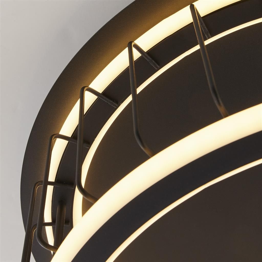 Plafondlamp 54215-1BK Circolo Cage B40 x D40 cm