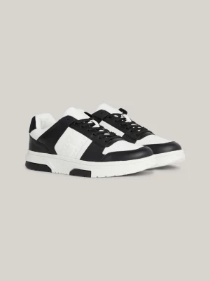 Tênis Brooklyn Leather com sola de borracha colorida
