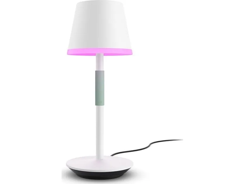 Philips Hue White and Color Ambiance Go - Bordlampe - LED - klasse G - 16 millioner farver - hvid, salviegrønt greb