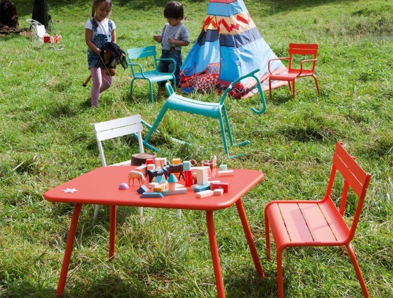 Fermob Luxembourg kinder tuinstoel clay grey