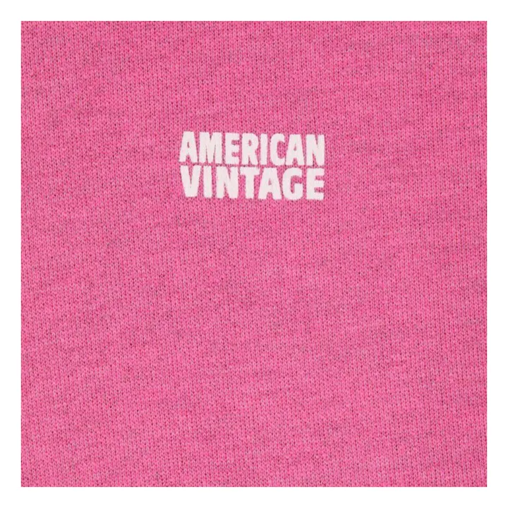 American Vintage Sweat Capuche Doven | Rose fuschia