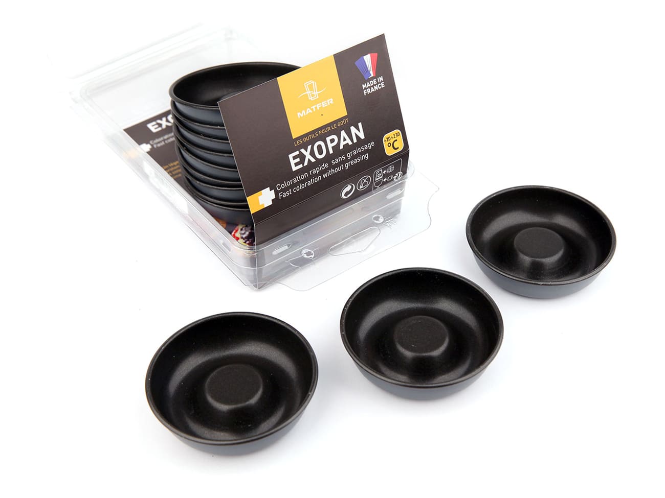 Moule à savarin (x 12) - Exopan® - Ø 5 cm - Matfer
