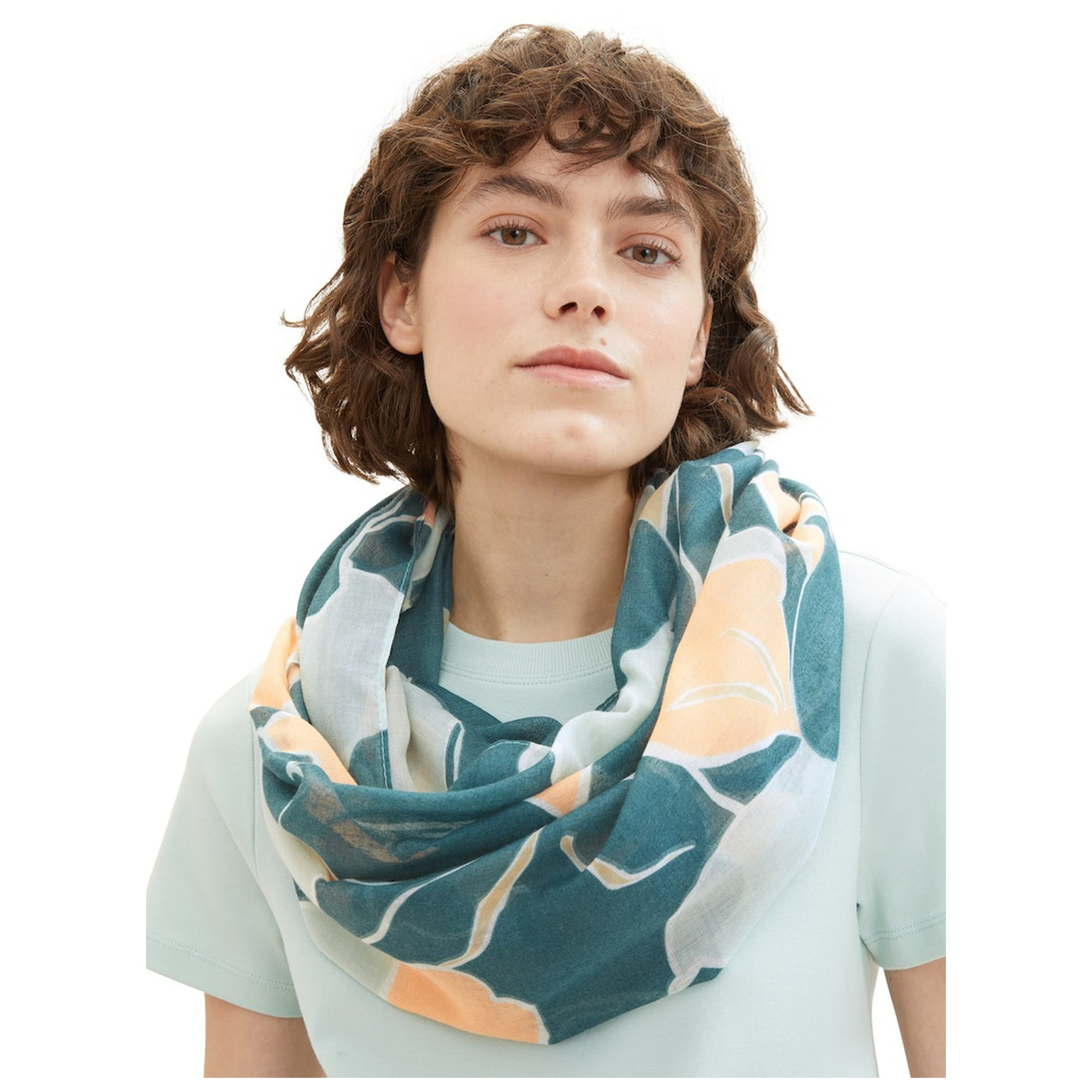 Tom Tailor Printed loop scarf