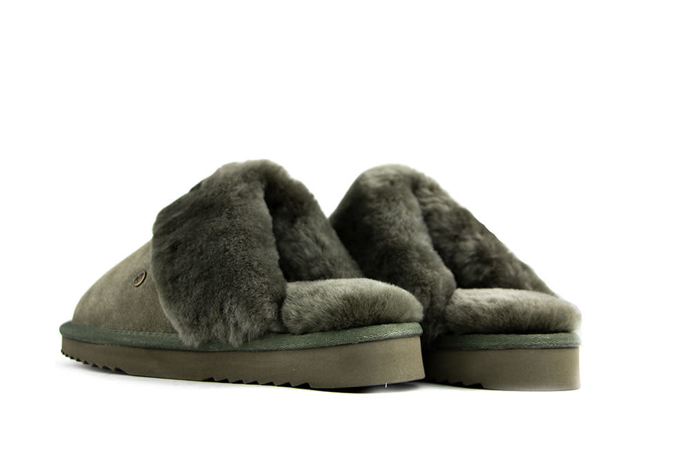Warmbat Muilen Groen Flurry Suede