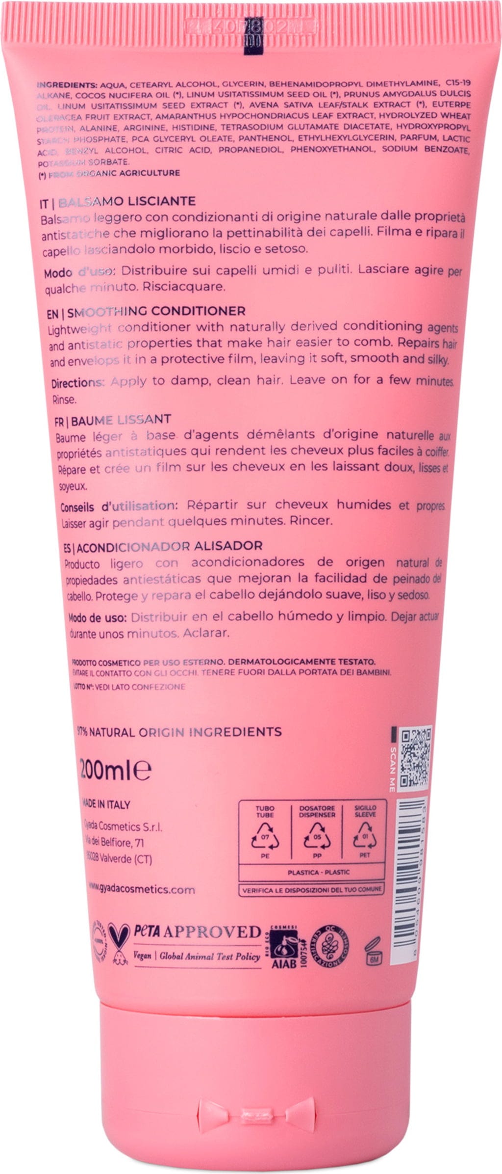 GYADA Cosmetics  Glättender Haarbalsam, 200 ml