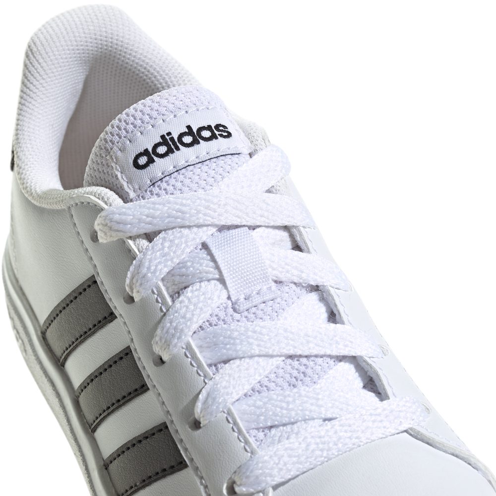 adidas Grand Court 2.0 Tennis Lace-Up Sneaker Kinder footwear white