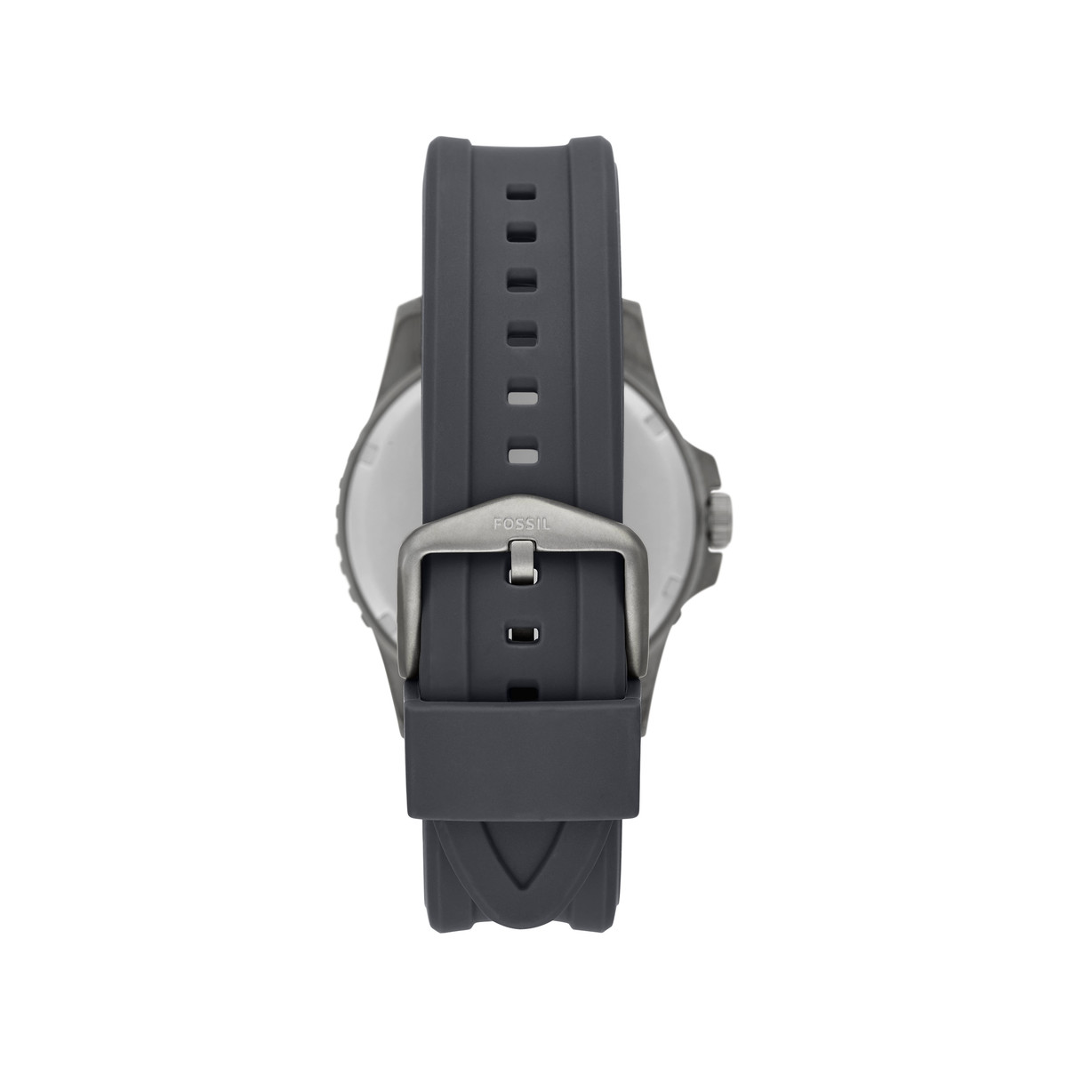 Montre FOSSIL Blue homme bracelet silicone gris