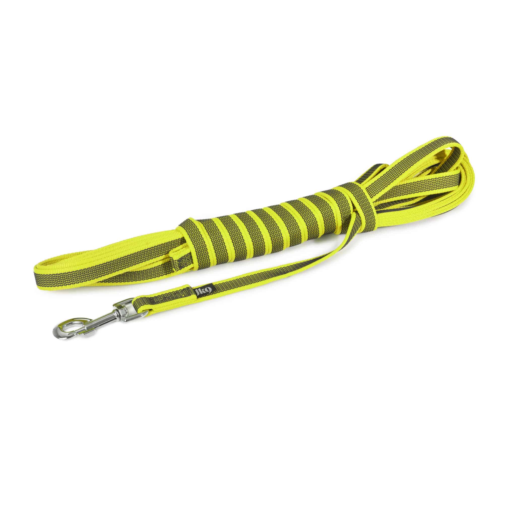 Alça emborrachada de 20 mm x 10 m na cor neon com alça.