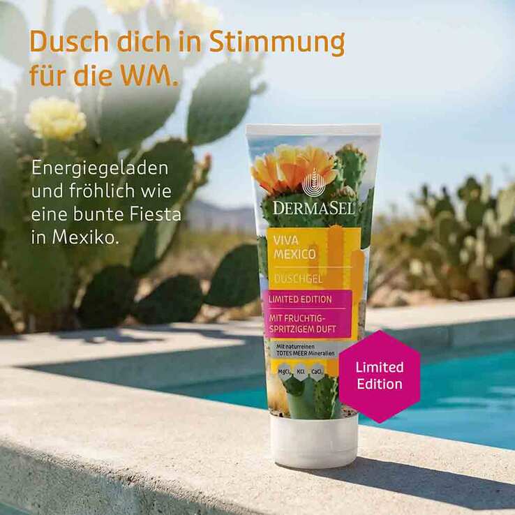 Dermasel Totes Meer Duschgel Viva Mexico lim.Edit., 100 ml