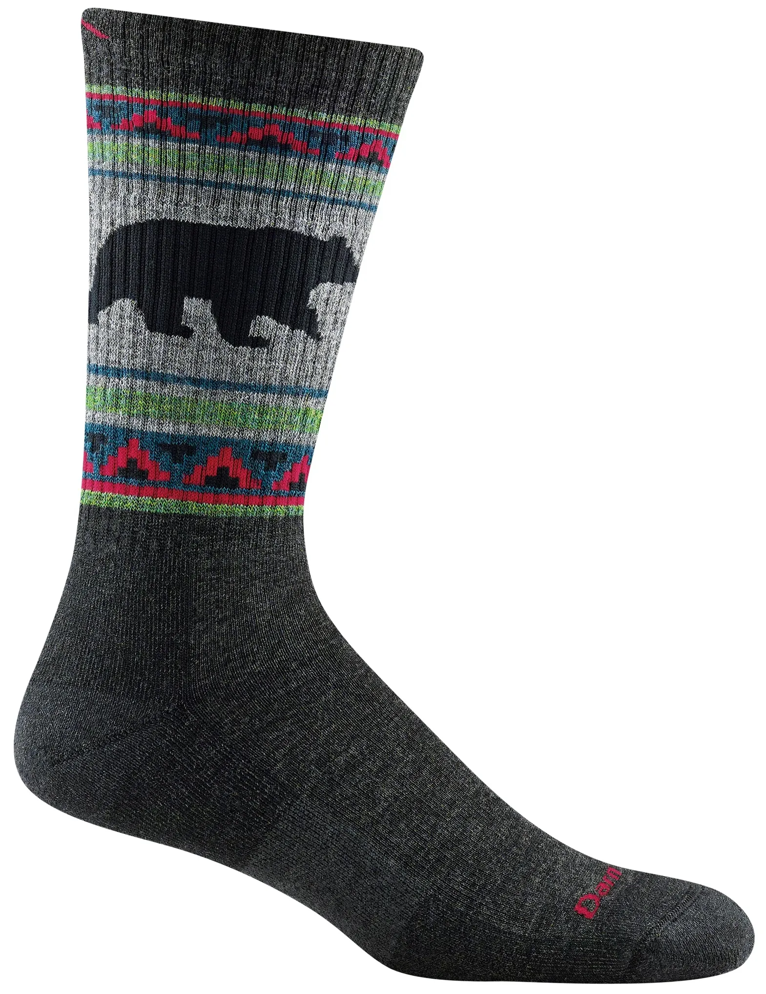 Darn Tough Vangrizzle Boot Midweight With Cushion Charcoal