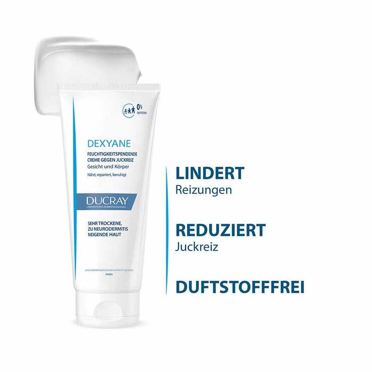 Ducray Dexyane feuchtigkeitsspendende Creme, 200 ml
