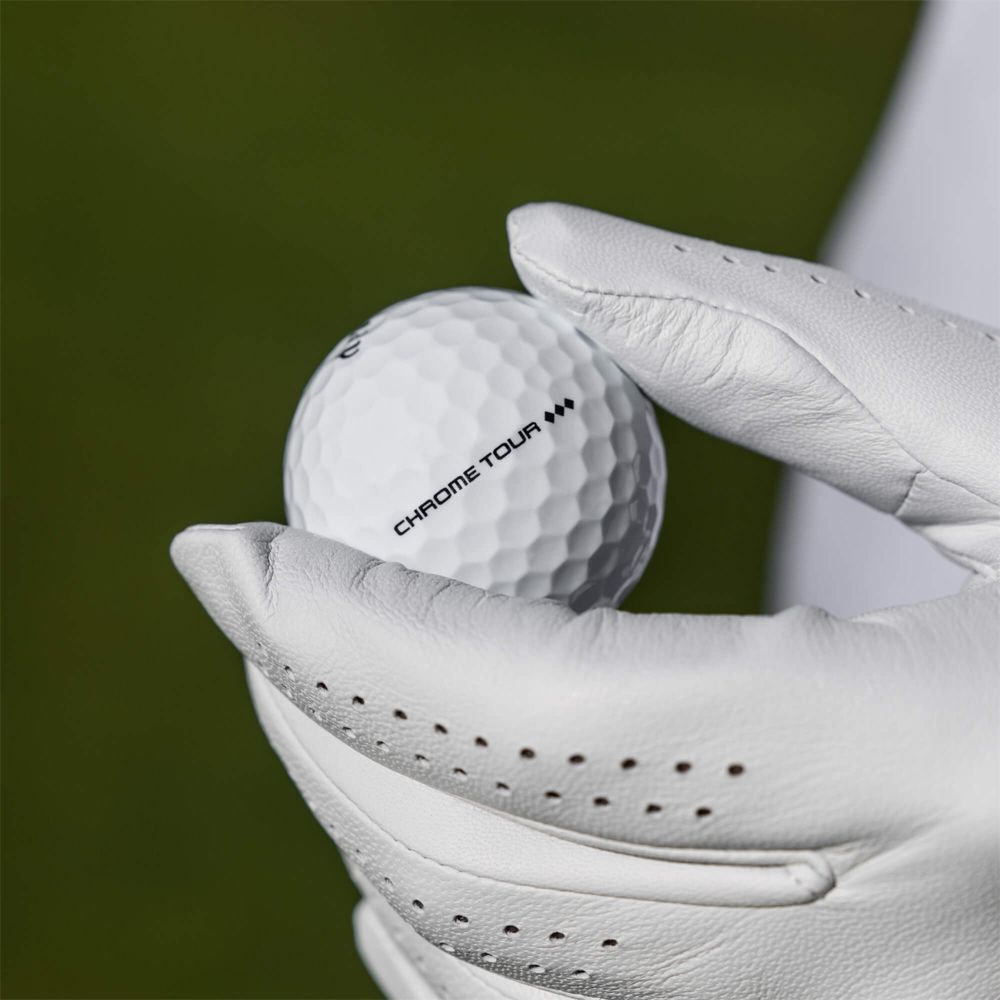 Chrome Tour Triple Diamond Golfball Hvit