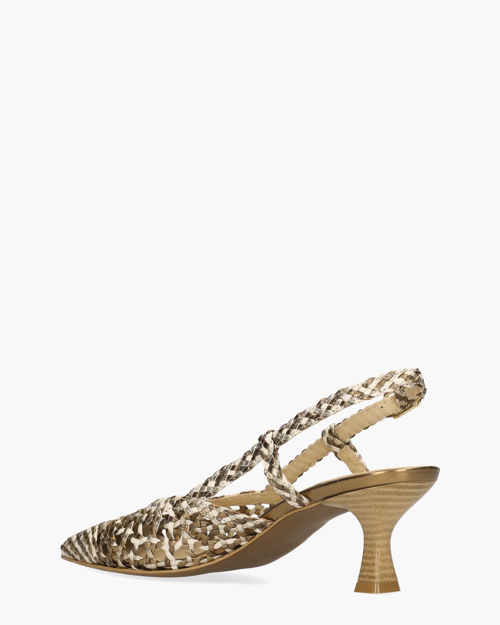 Maripé Lavanda Brons/Off-White Dames Slingbackpumps