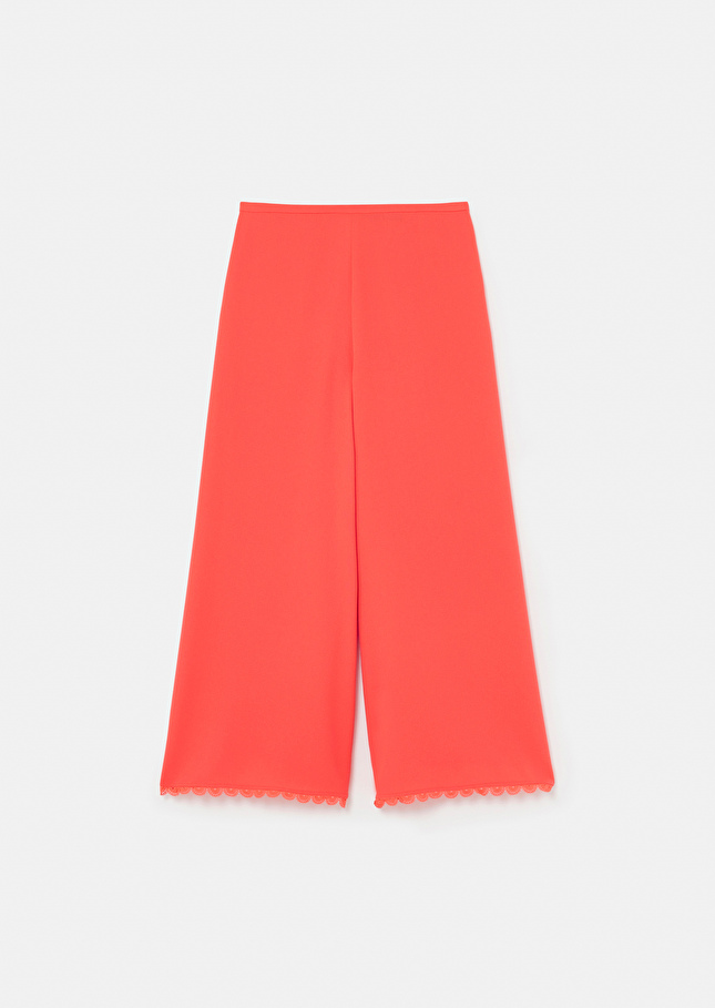 Pantalon Positivecorail en crêpe