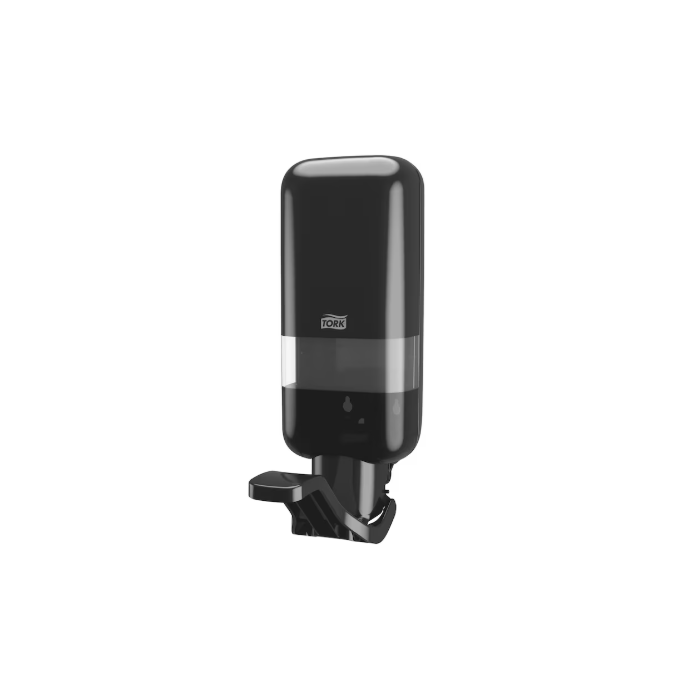 Tork S4 Zeep en Handdesinfectie Dispenser vervanger van 560109 -  564108 met Armbeugel, Zwart