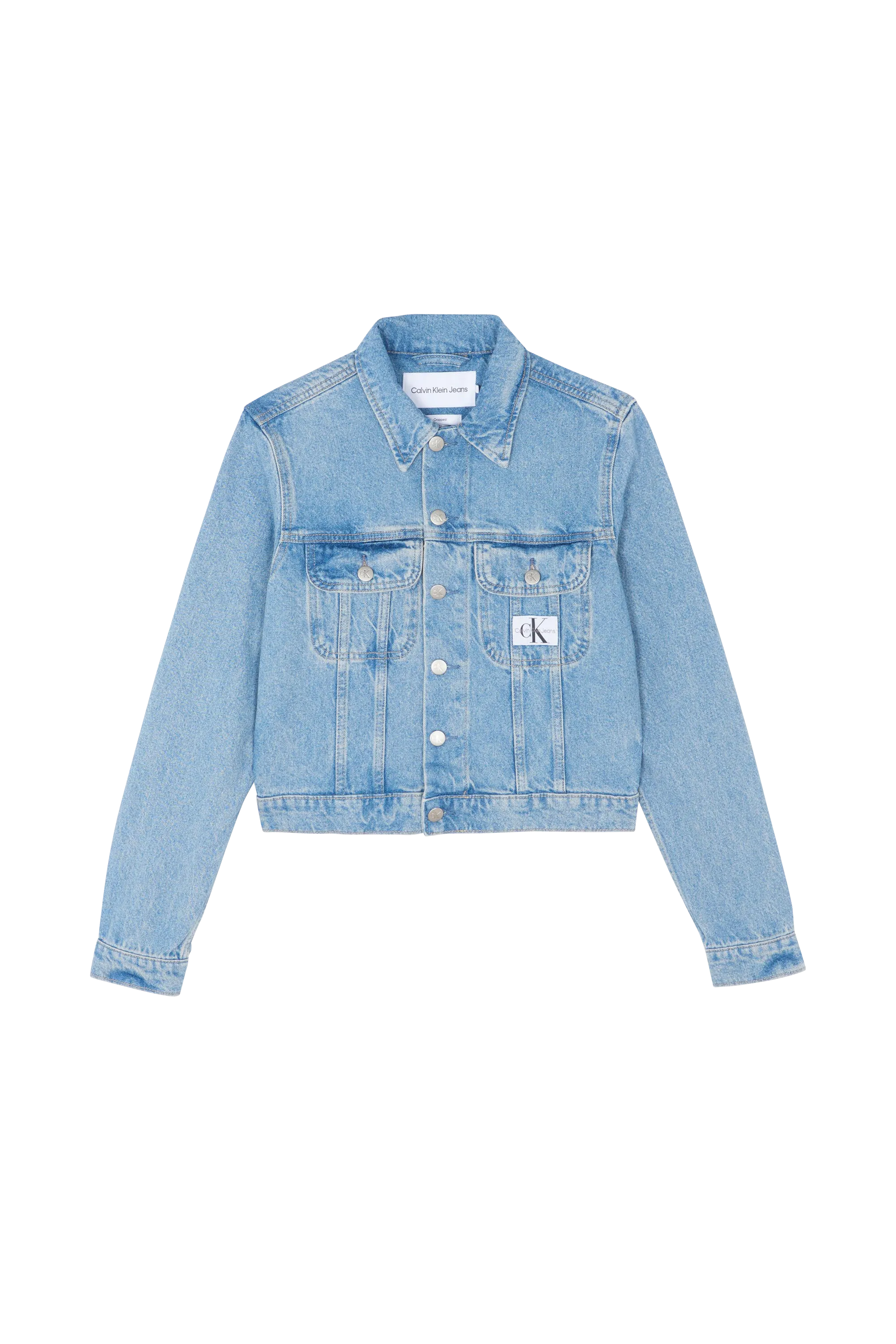 CALVIN KLEIN JEANS Veste CROPPED 90s DENIM JA Bleu