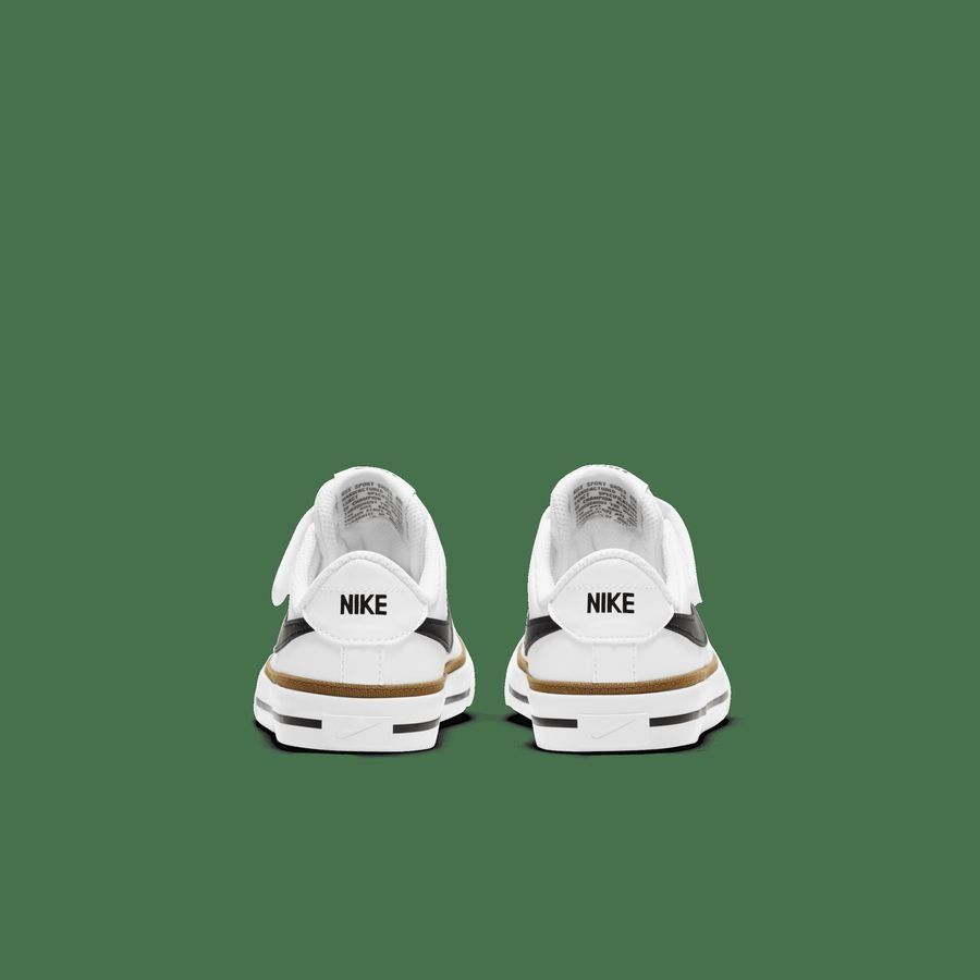 Nike Court Legacy Little Kids' Shoe WHITE/BLACK-DESERT OCHRE-GUM LIGHT