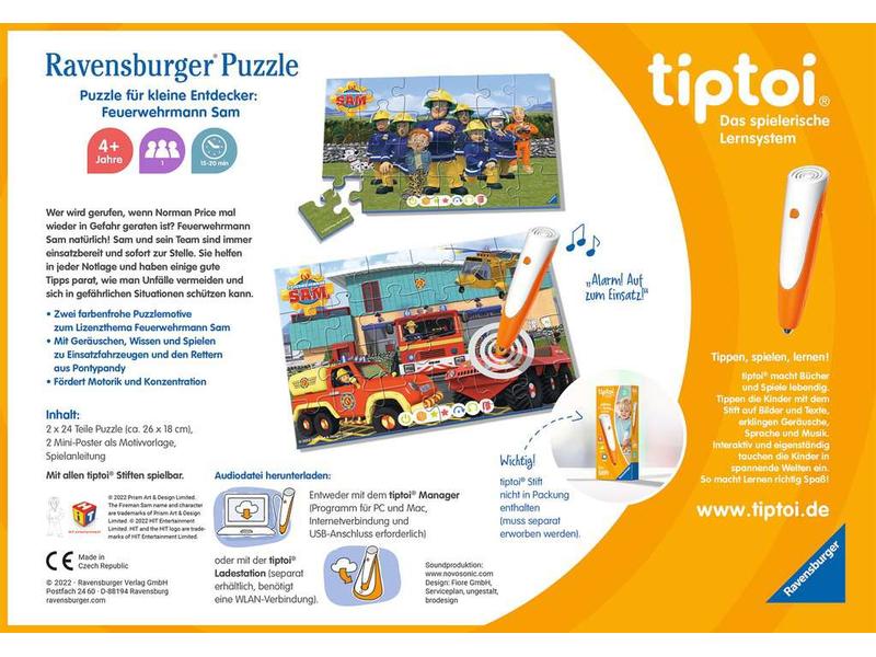 tiptoi Puzzle Feuerwehrmann Sam Das tiptoi Puzzle für kleine Entdecker