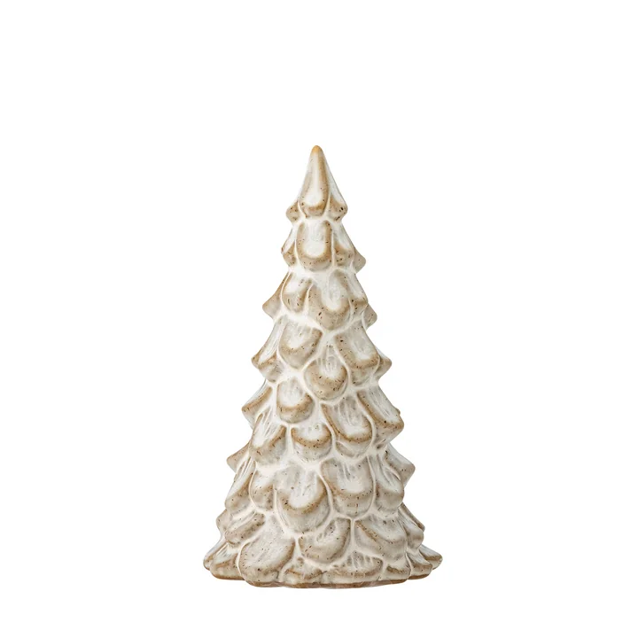 Bloomingville - Auden Dekotannenbaum, H 14 cm, weiss