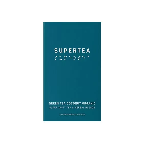 Teministeriet Supertea Green Tea Coconut Organic - 20 breve