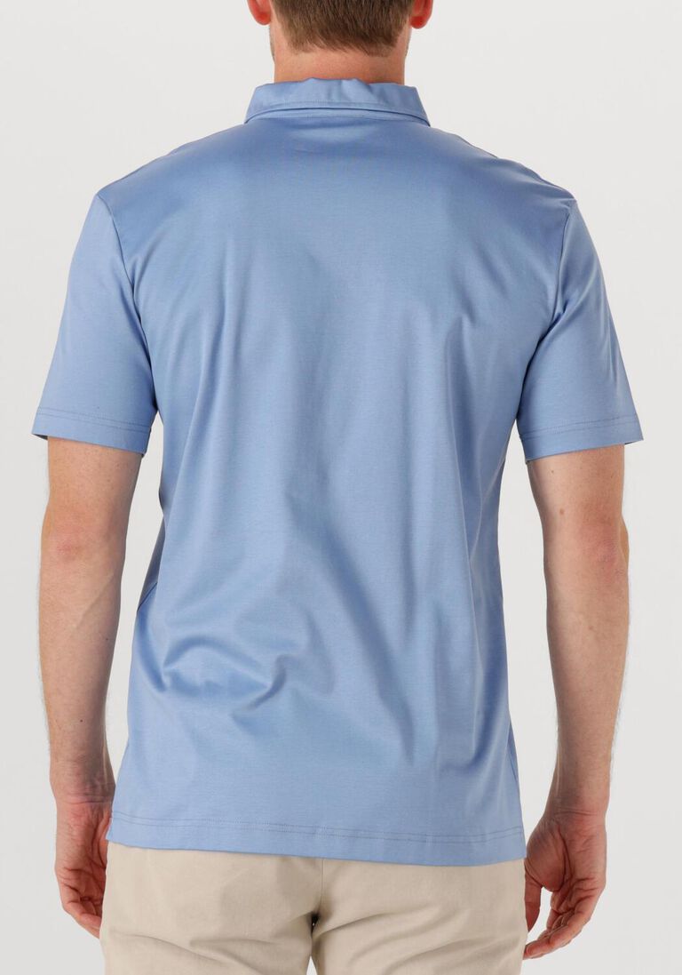 lichtblauwe valenza polo supima polo schiller collar s/s