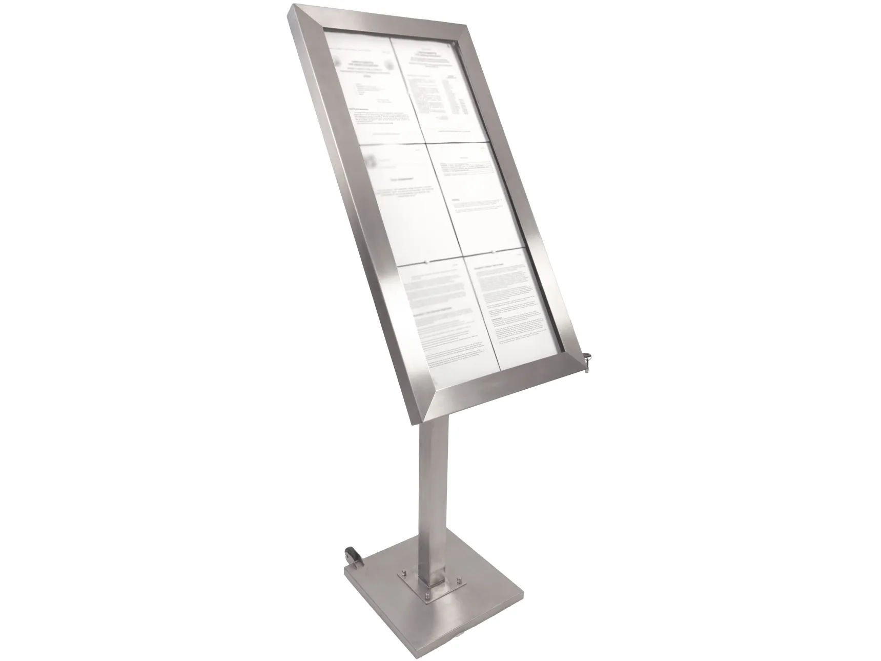 Securit® 6xA4 STAINLESS STEEL informationsdisplay
